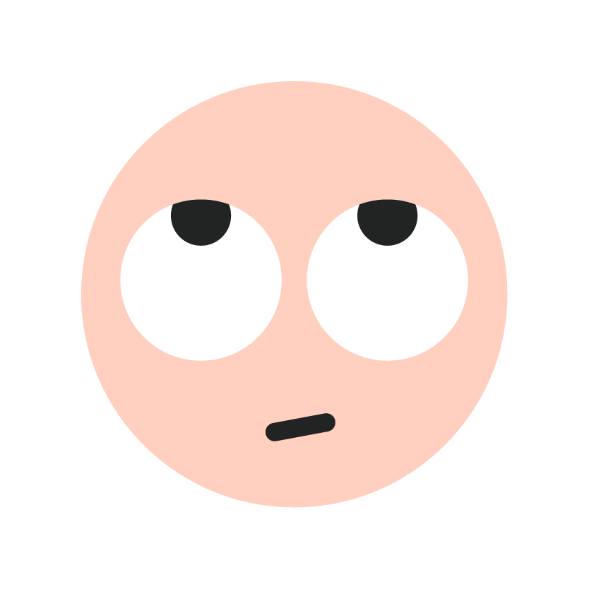 Tiktok Secret Emoji: Face with Rolling Eyes