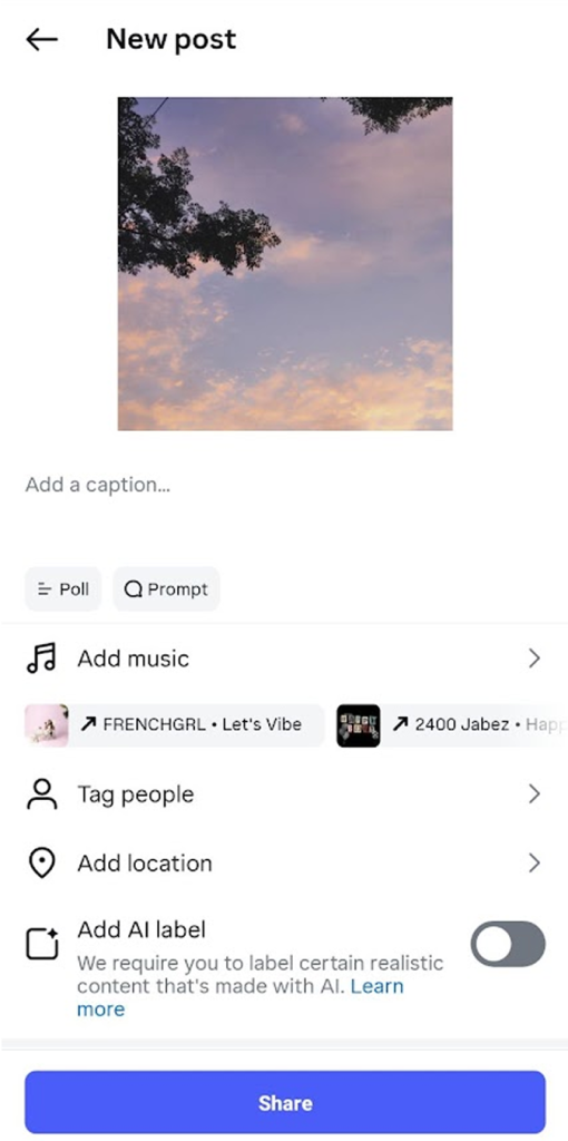 caption screen
